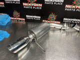 11-14  FORD MUSTANG GT ROUSH AXLE BACK ROUND TIPS EXHAUST OEM #847