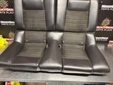 2013 FORD MUSTANG GT CALIFORNIA SPECIAL REAR LEATHER SEATS WITH SUEDE OEM #1176