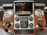 2015 FORD F250 RADIO BEZEL WOOD GRAIN DC34-2504302-C OEM #1144