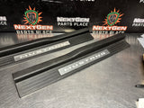 2011 FORD MUSTANG GT LH AND RH ILLUMINATED DOOR SILL TRIM SET OEM #1557