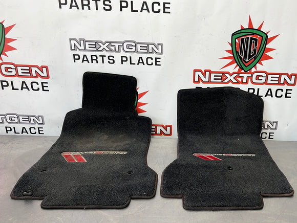 10-13 C6 CORVETTE GRAND SPORT LLOYD FRONT FLOOR MATS BLACK OEM #VV1004