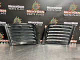 2012 CHEVY SILVERADO DURAMAX 6.6 RH/LH HOOD MOLDING VENT GRILLES OEM #953