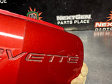 97- 04 C5 CORVETTE FRONT LICENSE PLATE COVER RED METALIC OEM 10256977 #1380