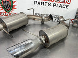 11-14  FORD MUSTANG GT ROUSH AXLE BACK ROUND TIPS EXHAUST OEM #282