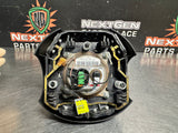 07-10 MINI COOPER LEFT DRIVER STEERING WHEEL AIRBAG SRS AIR BAG BLACK #W459