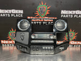 2010 FORD F350 HARLEY RADIO BEZEL CLIMATE CONTROL GLOSS BLK TRIM OEM #949