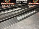 2011 FORD MUSTANG GT LH AND RH ILLUMINATED DOOR SILL TRIM SET OEM #1557
