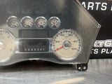 08 09 10 FORD F250 F350 LARIAT GAS 6.8 A/T INSTRUMENT CLUSTER OEM #1039