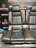 2011 FORD MUSTANG GT REAR SEATS BLUE STRIPE #793