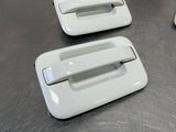 2012 FORD F150 CREW CAB EXTERIOR DOOR HANDLES W KEY PAD WHITE OEM #461