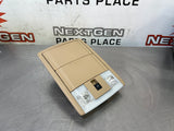 2013 FORD F150 OVERHEAD CONSOLE DOME LIGHT TAN 9L34-13D776-C OEM #587