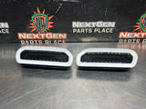 2018-2023 FORD MUSTANG GT LH AND RH HOOD VENTS WHITE OEM #1617