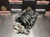 LS1 INTAKE MANIFOLD W/ INJECTORS , FUEL RAILS & THROTTLE BODY OEM 12573572 #663