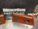 2014 FORD F350 LH & RH FRONT AND REAR DOOR WOODGRAIN WINDOW SWITCH SET OEM #1333