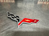 2006 C6 CORVETTE OEM FRONT BUMPER EMBLEM #1194