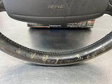 2005 FORD F250 STEERING WHEEL W CRUISE CONTROL, STEREO, TEMP FAN OEM 5C74-3F563-ACW #519