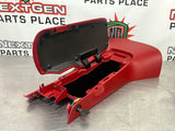 05 - 13 C6 CORVETTE CENTER CONSOLE ARM REST RED OEM #3458