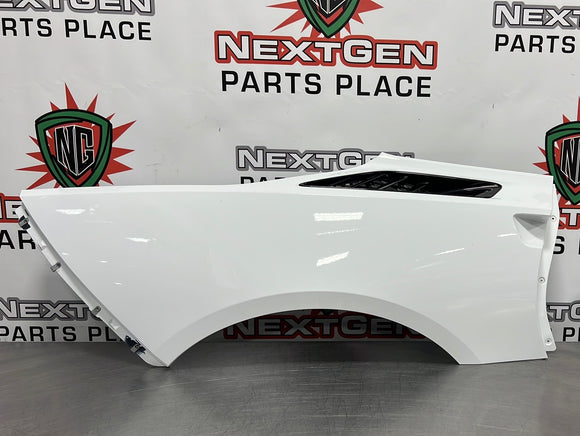 2018 C7 CORVETTE RIGHT REAR FENDER QUARTER PANEL ARCTIC WHITE 84054834 OEM #220