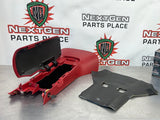 05 - 13 C6 CORVETTE CENTER CONSOLE ARM REST RED OEM #3458