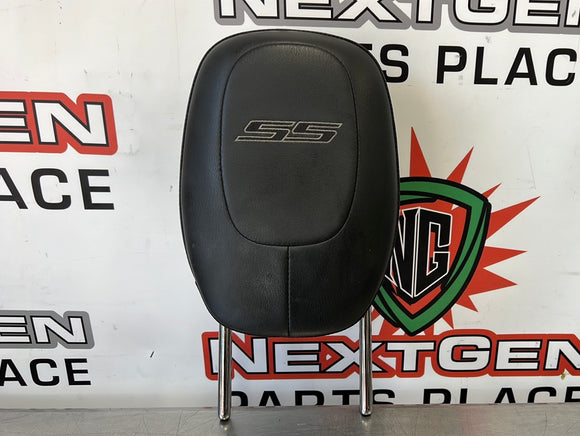 2010 CAMARO SS LF FRONT DRIVERS SEAT HEADREST OEM #256