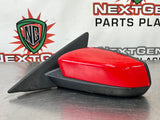 10-14 FORD MUSTANG GT LH DRIVER SIDE VIEW MIRROR RED OEM #251