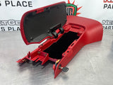 05 - 13 C6 CORVETTE CENTER CONSOLE ARM REST RED OEM #3458