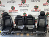 13-14 FORD MUSTANG GT PREMIUM LEATHER SEATS FRONT AND REAR SET OEM #222