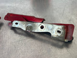 10-14 FORD MUSTANG GT TRUNK HINGES RED OEM #242