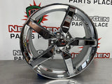 14-19 C7 CORVETTE SPEEDLINE FRONT CHROME 5 SPOKE WHEEL 18x8.5 20986434 OEM #3446