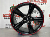 16-19 CAMARO SS 20x9.5 RIM BLACK WITH RED LIP 23434147 OEM #3437