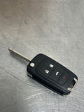 2010-2016 CAMARO 4 BUTTON FOLDING KEY FOB AFTERMARKET 13500222 #3296