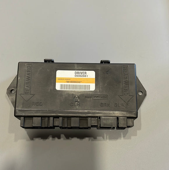 97-99 C5 CORVETTE DRIVER DOOR CONTROL MODULE 09352881