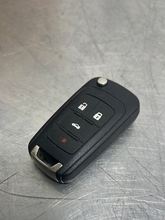 2010-2016 CAMARO 4 BUTTON FOLDING KEY FOB AFTERMARKET 13500222 #3296